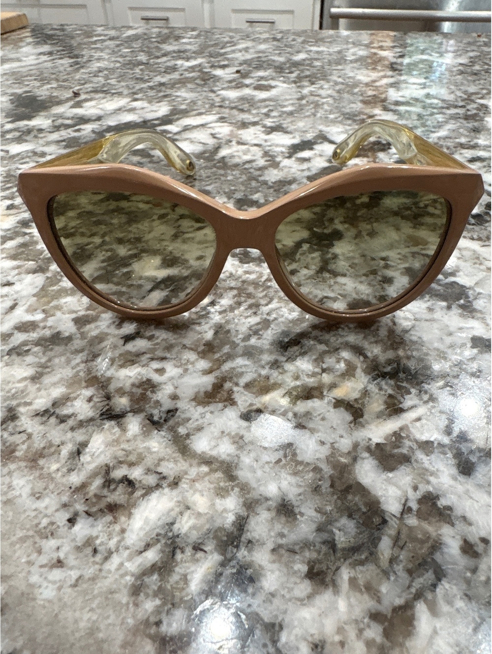 Givenchy sunglasses cat eye blush pink 90s retro glam luxury Italy